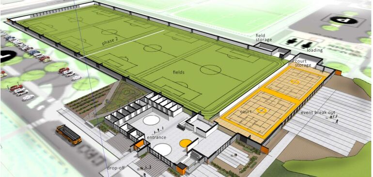 Indoor fieldhouse takes steps toward becoming a reality